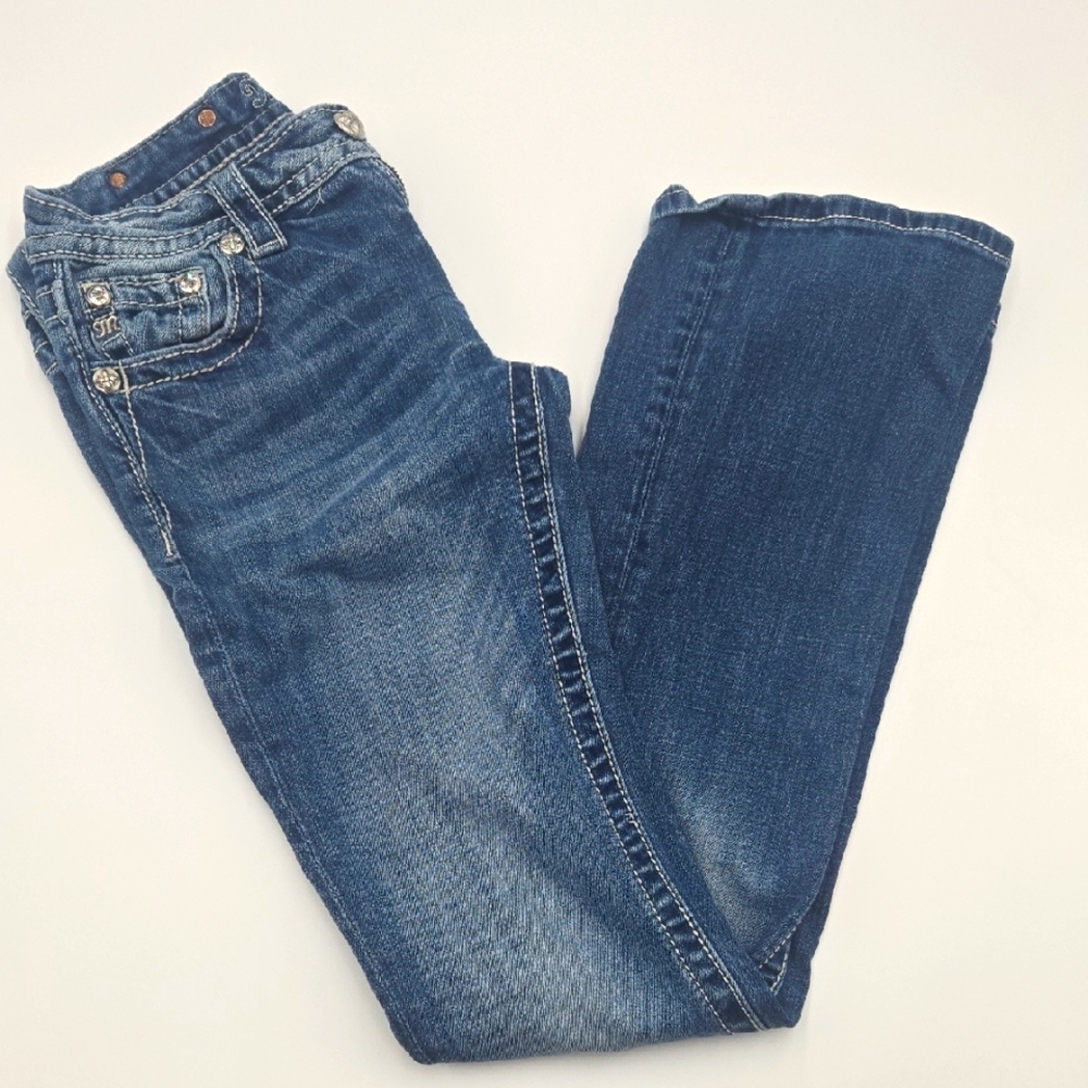 Miss Me Dark Blue Boot Cut Jeans